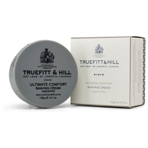 Truefitt and Hill Truefitt & Hill Ultimate Comfort Barbercreme (Uparfumeret) 190 g produktbillede