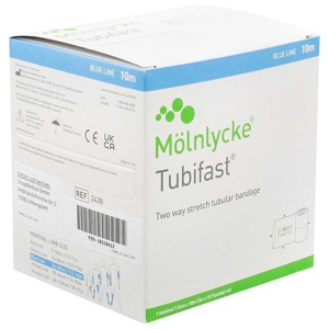 TUBIFAST 2-Way Stretch 7,5 cmx10 m blau Produktbild