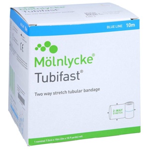TUBIFAST 2-Way Stretch 7,5 cmx10 m blau Produktbild