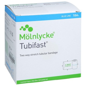 TUBIFAST 2-Way Stretch 7,5 cmx10 m blau Produktbild