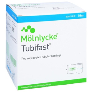 TUBIFAST 2-Way Stretch 7,5 cmx10 m blau Produktbild