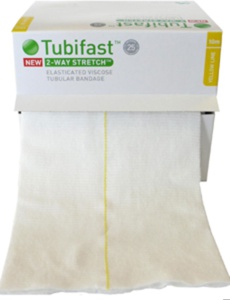 Tubifast tubulær bandasje 10,75 cm x 10 m gul 1 stk produktbilde