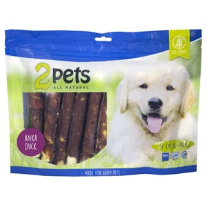 Tuggpinne med ankfilé för hund - Large produkt bild