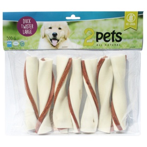 Tuggtwister 2Pets Ankfilé Large 500g produkt bild