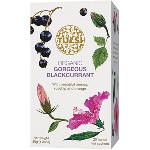 Tulsi Gorgeous Blackcurrant Te Økologisk   20 breve produktbillede