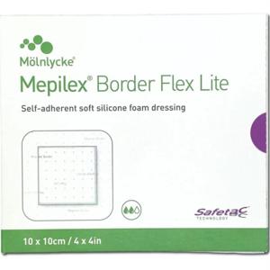 Tunt skumförband silikon Mepilex Flex L - 10x10cm Border Lite - 5 st produkt bild