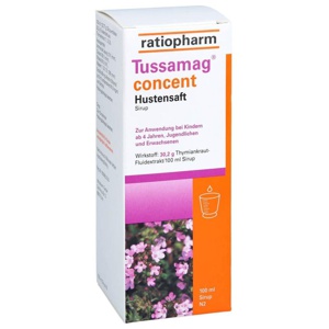 TUSSAMAG concent Hustensaft 30,2 g/100 ml Sirup Produktbild