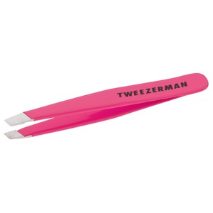 Tweezerman - Mini Skrå Pincet - Skrå Mini Pincet, Neon Pink - Mini Slant Tweezer Neon Pink - For Women produktbillede