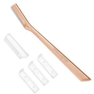 Tweezerman Retail Facial Razor Rose Gold produktbillede