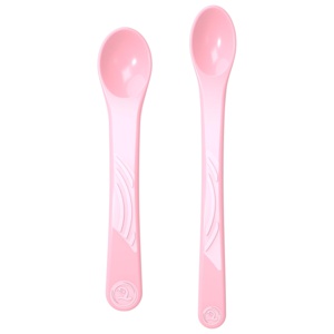 Twistshake Feeding Spoon Set Pastellrosa 4+ mån Skedar 2 st produkt bild