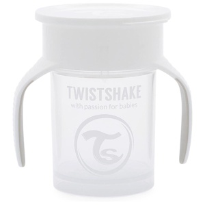 Twistshake 360 Cup 6+ mån White produkt bild