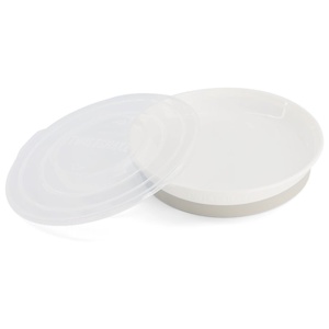 Twistshake Plate 6+m White produkt bild