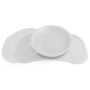 Twistshake Click-Mat Mini + Plate White Tallrik som står stilla 1 st produkt bild