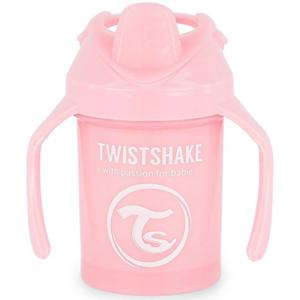 Twistshake Pipmugg Spillfri med Mixernät Liten Rosa 230 ml produkt bild