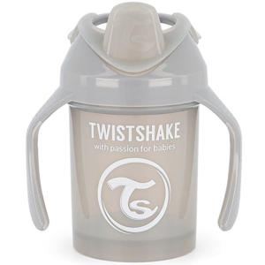 Twistshake Mini Cup 4+m Pastel Grey 230 ml produkt bild