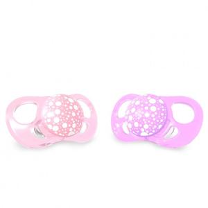Twistshake Nappar Pastell Rosa Lila 6+m 2 st produkt bild
