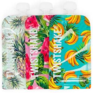 Twistshake Squeeze Bag 220 ml Fruit 3 st produkt bild