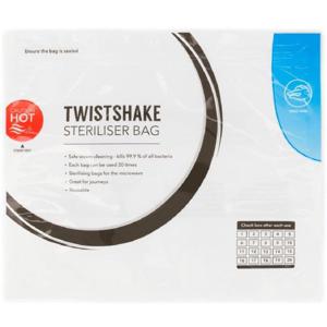 Twistshake Sterilizer Bag Steriliseringspåsar 1 st produkt bild