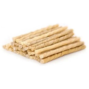 Tyggepinde snoede naturel 500g ca.100 stk 8 mm produktbillede