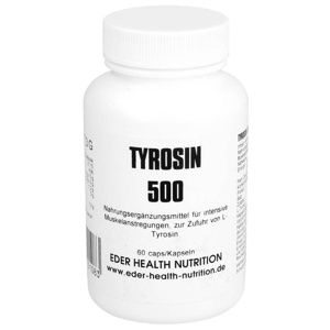 Tyrosin 500 Kapseln, 60 St Kapseln Produktbild