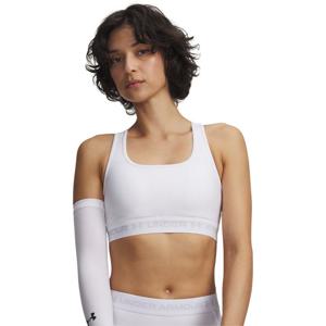 UA Crossback Mid Bra White/Halo Gray produkt bild