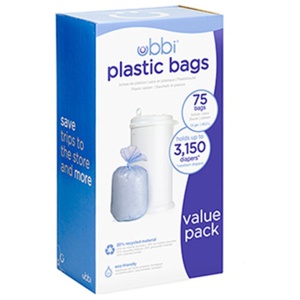 Ubbi Plastpåsar, 3 x 25 st produkt bild