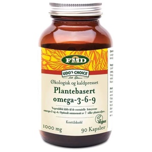 Udo´s Choice Oil Blend Omega 3-6-9   90 Kapsler produktbilde