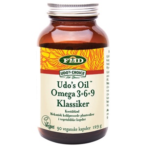 Udo's Choice Ultimate Oil Blend 1000 mg - 90 kap produktbillede