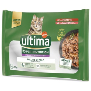 Ultima Cat Expert Nutrition Hairball Rind & Lachs Produktbild