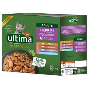 Ultima Sterilized Katze 8 x 85 g Produktbild