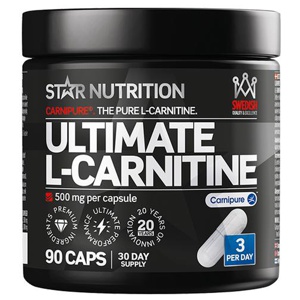 Ultimate L-Carnitine Fettförbrännare 90 Kapslar produkt bild