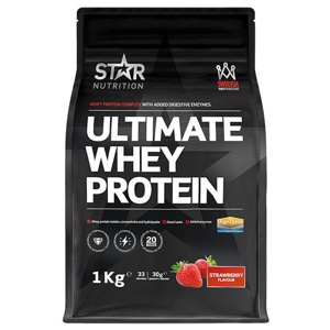 Ultimate Whey Vassleprotein 1 kg produkt bild