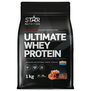 Ultimate Whey Vassleprotein 1 kg produkt bild