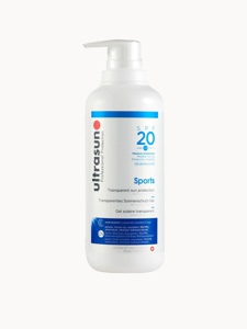 Ultrasun Sports Medium SPF20 Clear Gel Formula 400ml product image