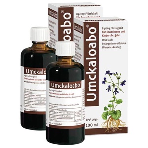 Umckaloabo Tropfen, 2x100 ml Flüssigkeit Produktbild