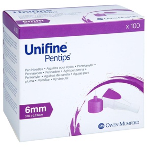 UNIFINE Pentips Kanüle 31 G 6 mm Produktbild