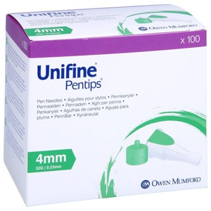 UNIFINE Pentips Kanüle 32 G 4 mm Produktbild