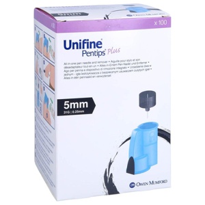 UNIFINE Pentips plus Kanüle 31 G 5 mm Produktbild
