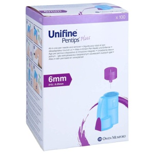 UNIFINE Pentips plus Kanüle 31 G 6 mm Produktbild