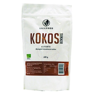 Unikfood Kokosblomstsukker Økologisk   400 g produktbillede