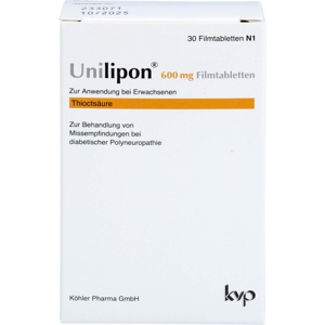 UNILIPON-600-mg-Filmtabletten Produktbild