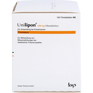 UNILIPON 600 mg Filmtabletten Produktbild