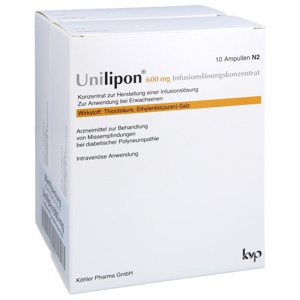 UNILIPON 600 Infusionslösungskonzentrat Produktbild