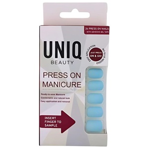 UNIQ Click On / Press On Negle 24 stk. Baby Blue produktbillede