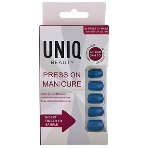 UNIQ Click On / Press On Negle 24 stk. Navy Blue produktbillede