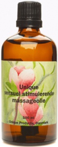 Unique Sensuel Stimulerende Massageolie - 100 ml produktbillede