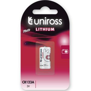 Uniross Lithium CR123A 3V 1 st produkt bild