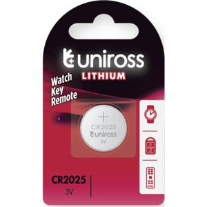 Uniross Lithium CR2025 3V 1 st produkt bild