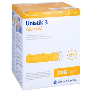 UNISTIK-3-Normal-1-8-mm-Eindr-Tiefe-Stechhilfe Produktbild