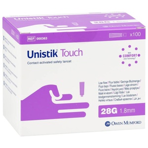 UNISTIK Touch 28 G Sicherheitslanzetten Produktbild